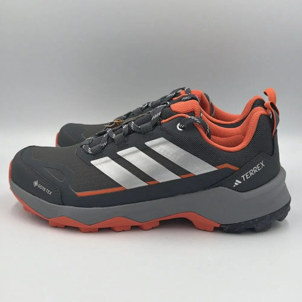 adidas Terrex Skychaser Ax5 GoreTex Hiking Grey Sneakers Athletic Shoes Men Sz 8